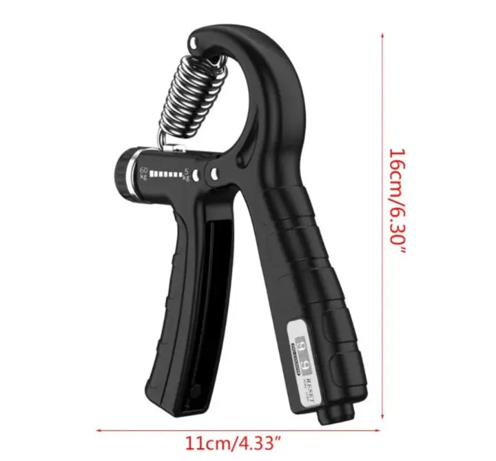 Resistance Automatic Counting Non-Slip Hand Grip Strength Trainer Fingers Wrist Forearm Exerciser Workout Gear Home Gym Exercise Equipment Hand Gripper 5-60KG Automatic Non-Slip hand strengthen