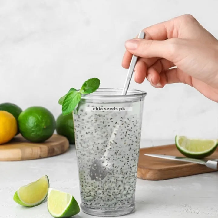 Chia Seeds 100 Grams – 100% Organic & Natural | Rich in Fiber, Protein & Omega-3 | Superfood for Weight Loss & Energy Boost