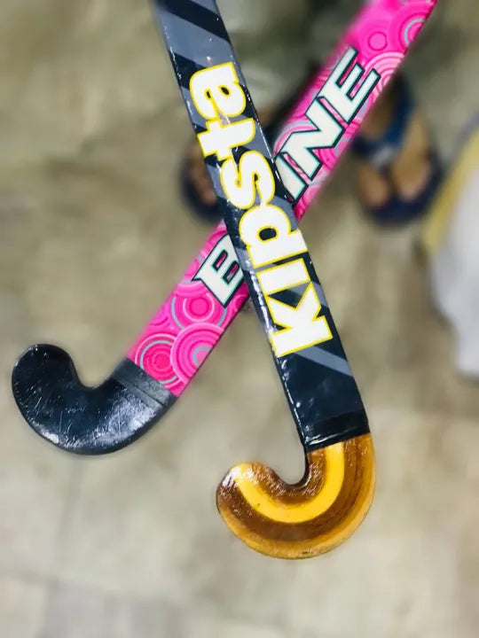 Self and Home Defense Wooden Hockey stick standard size best quality playing non breakable Multicolour Made in Sialkot, Sold by Fight Fitness