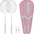 Senston Badminton Racquet Lightweight Professional Full Carbon-Fiber 5U Badminton Rackets Set with Grip