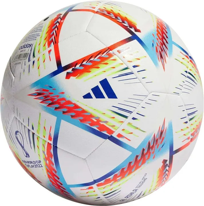 World Cup 2022 Football Soccer Ball White/Pantone/Red