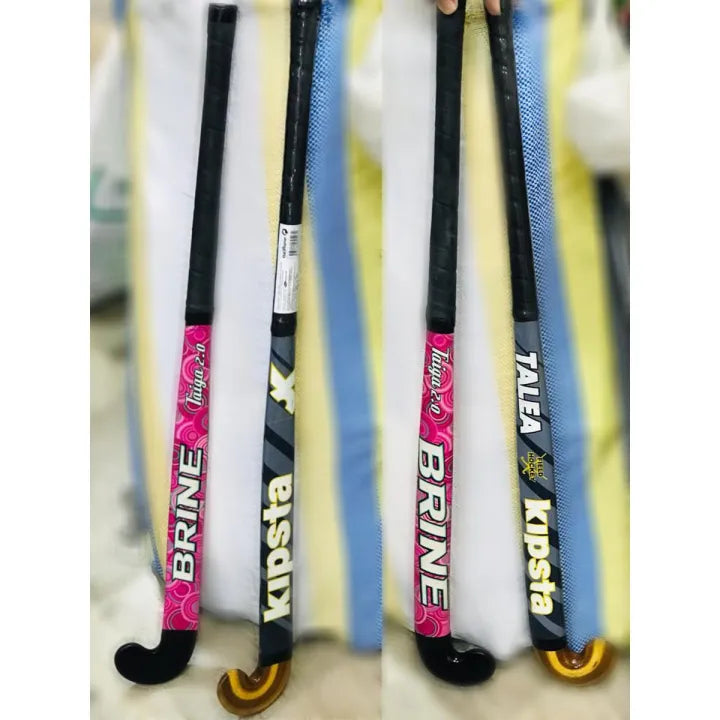 Self and Home Defense Wooden Hockey stick standard size best quality playing non breakable Multicolour Made in Sialkot, Sold by Fight Fitness