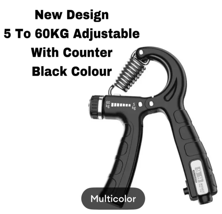 Resistance Automatic Counting Non-Slip Hand Grip Strength Trainer Fingers Wrist Forearm Exerciser Workout Gear Home Gym Exercise Equipment Hand Gripper 5-60KG Automatic Non-Slip hand strengthen